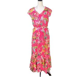 Chico’s Floral Pink Maxi Dress